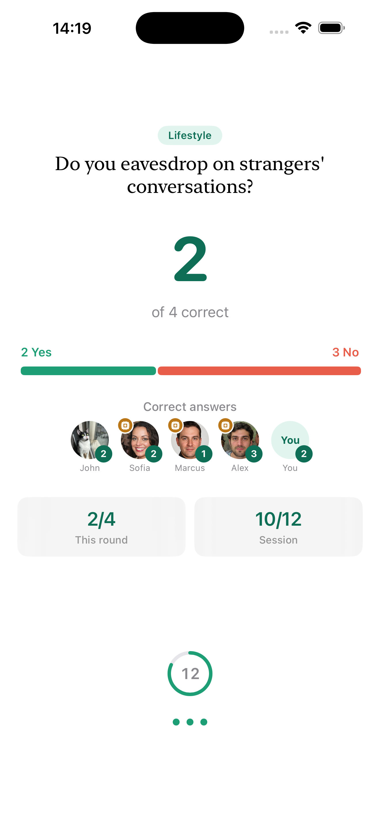 See your results